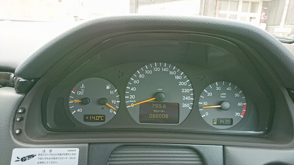 Mベンツ123-280E用メーターセツト販売-右タコメータータイプ